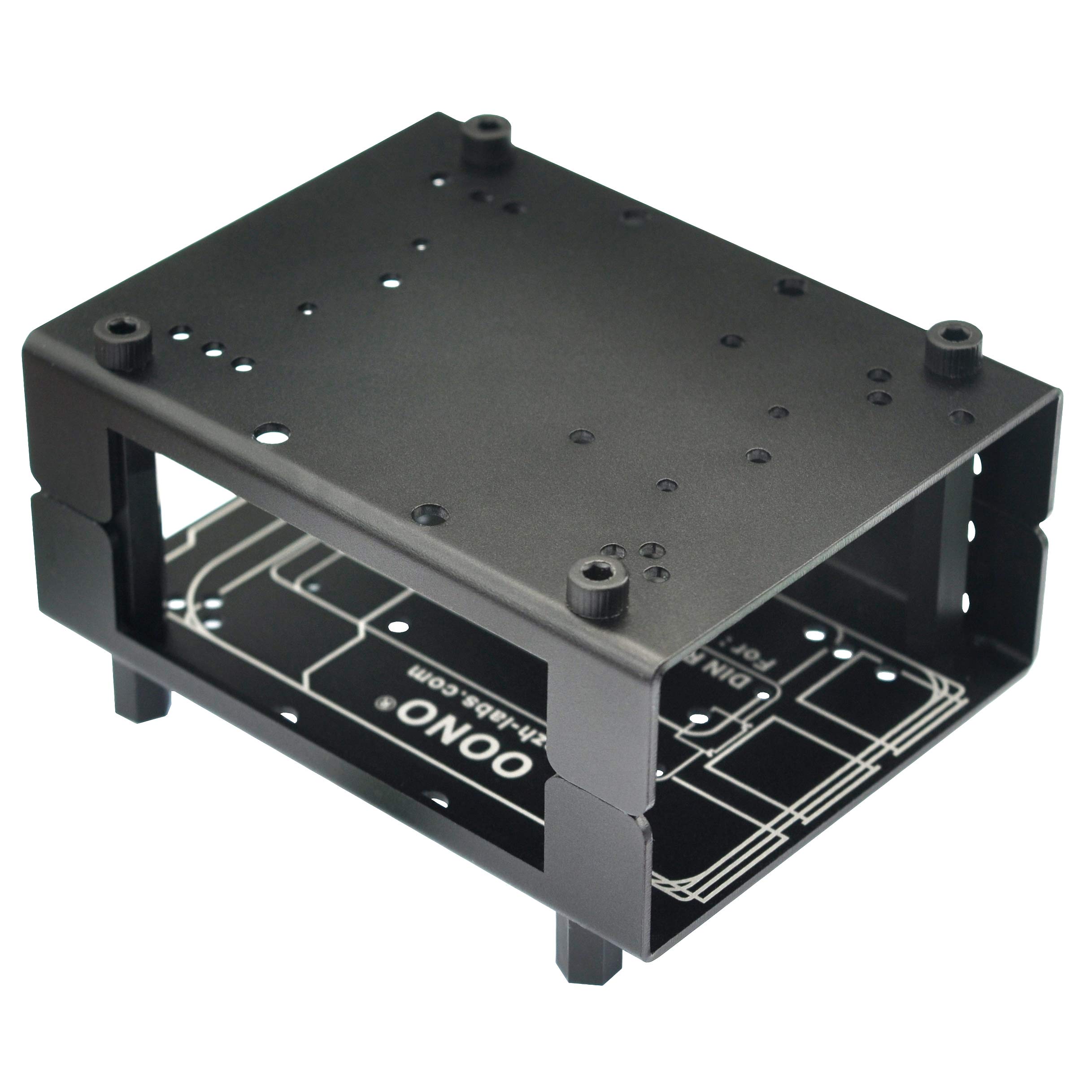 OONO Semi Enclosed Enclosure Kit for Raspberry Pi BeagleBone Arduino UNO Mega Durable Protection and Easy Access