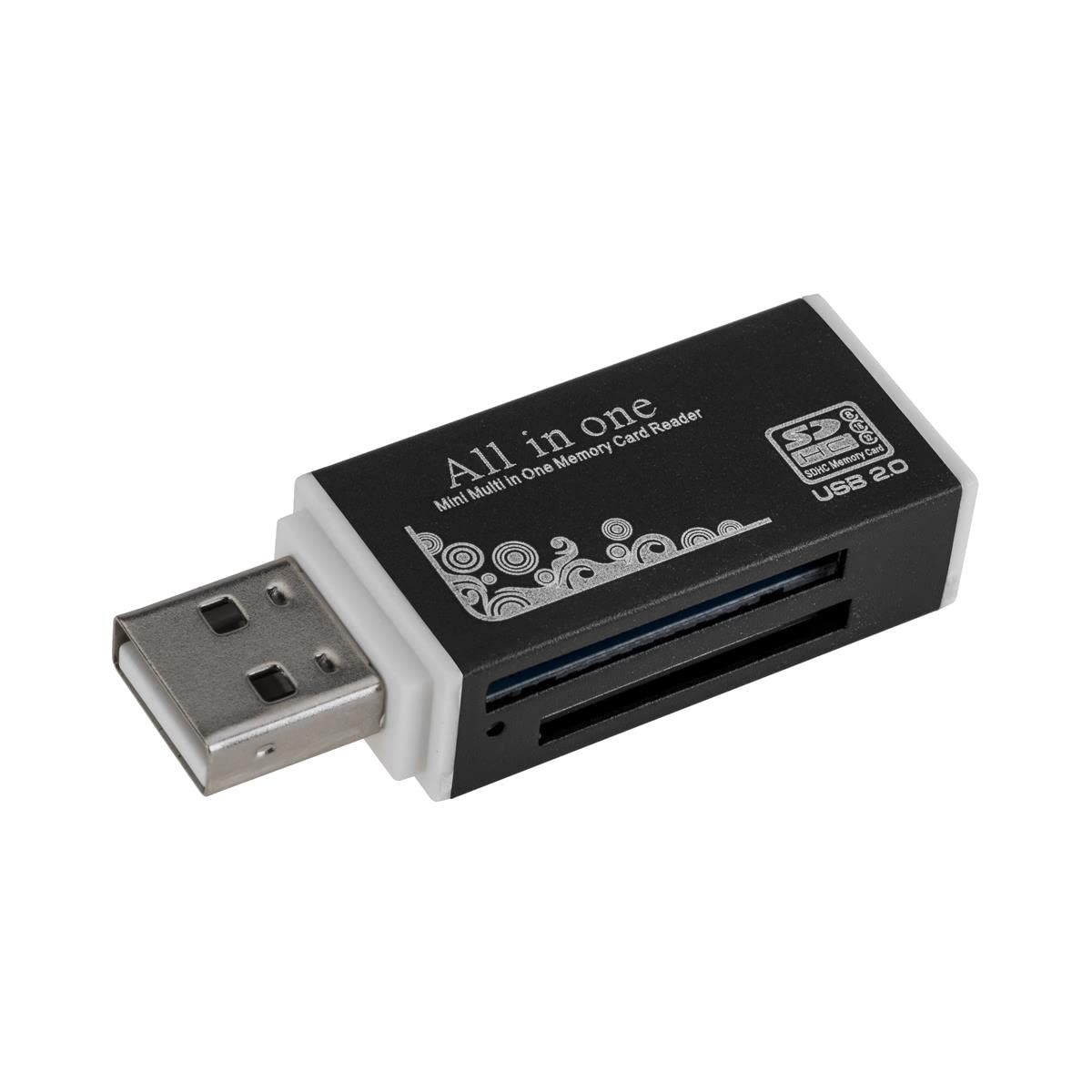 Acuvar Ultra High Speed Memory Card Reader and Writer for SD MicroSD USB Devices Plug and Play for OSX Windows and Chrome - View 4 of 5
