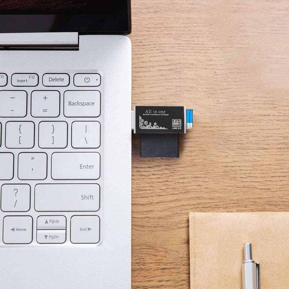 Acuvar Ultra High Speed Memory Card Reader and Writer for SD MicroSD USB Devices Plug and Play for OSX Windows and Chrome - View 5 of 5