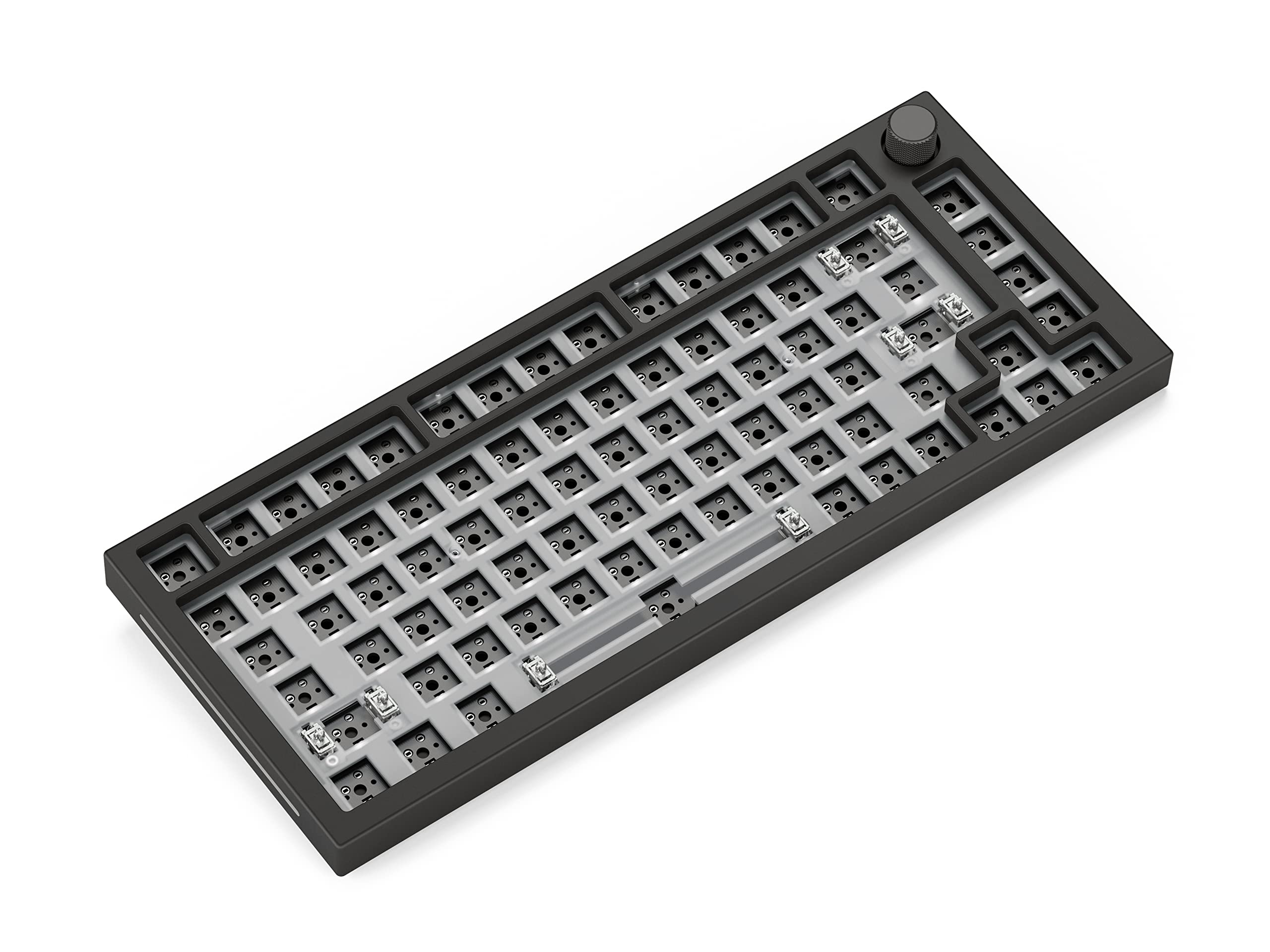 Glorious GMMK Pro 75% Polycarbonate Switch Plate for Mechanical Keyboards USB-C ANSI Layout - View 2 of 3