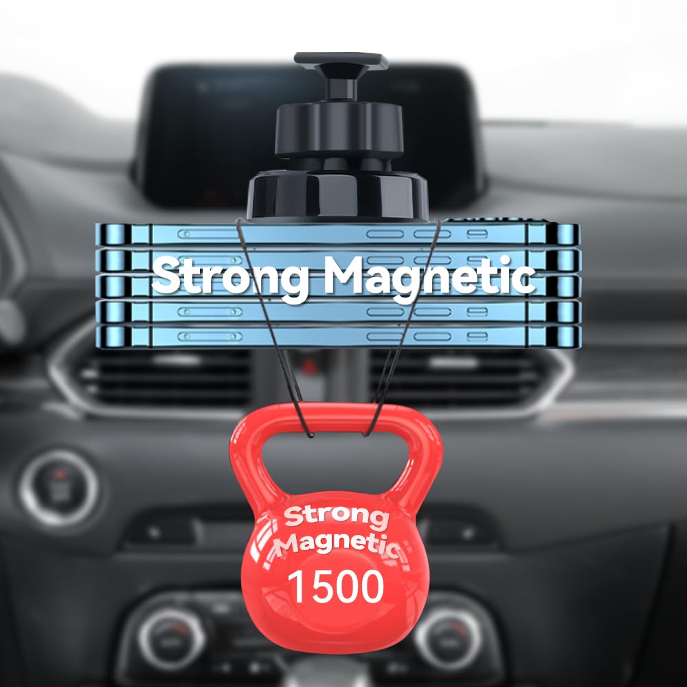 BEERTE Phone Holder for BMW 3 Series 2012-2018 and 4 Series 2013-2020 Strong Magnetic Adjustable Car Air Vent Dashboard Mount for Any Phone - View 6 of 8