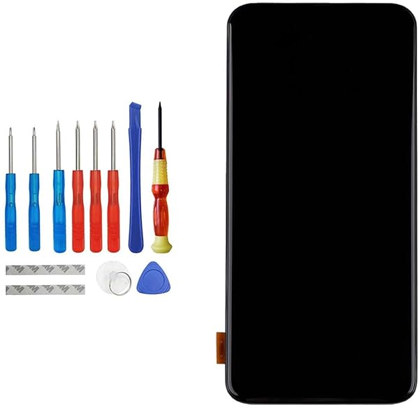 Vvsialeek Vvsialeek AMOLED Display for Samsung Galaxy A40 SM-A405F SM-A405FN SM-A405FM 2019 5.9 inch LCD Touch Screen Assembly with Toolkit Black