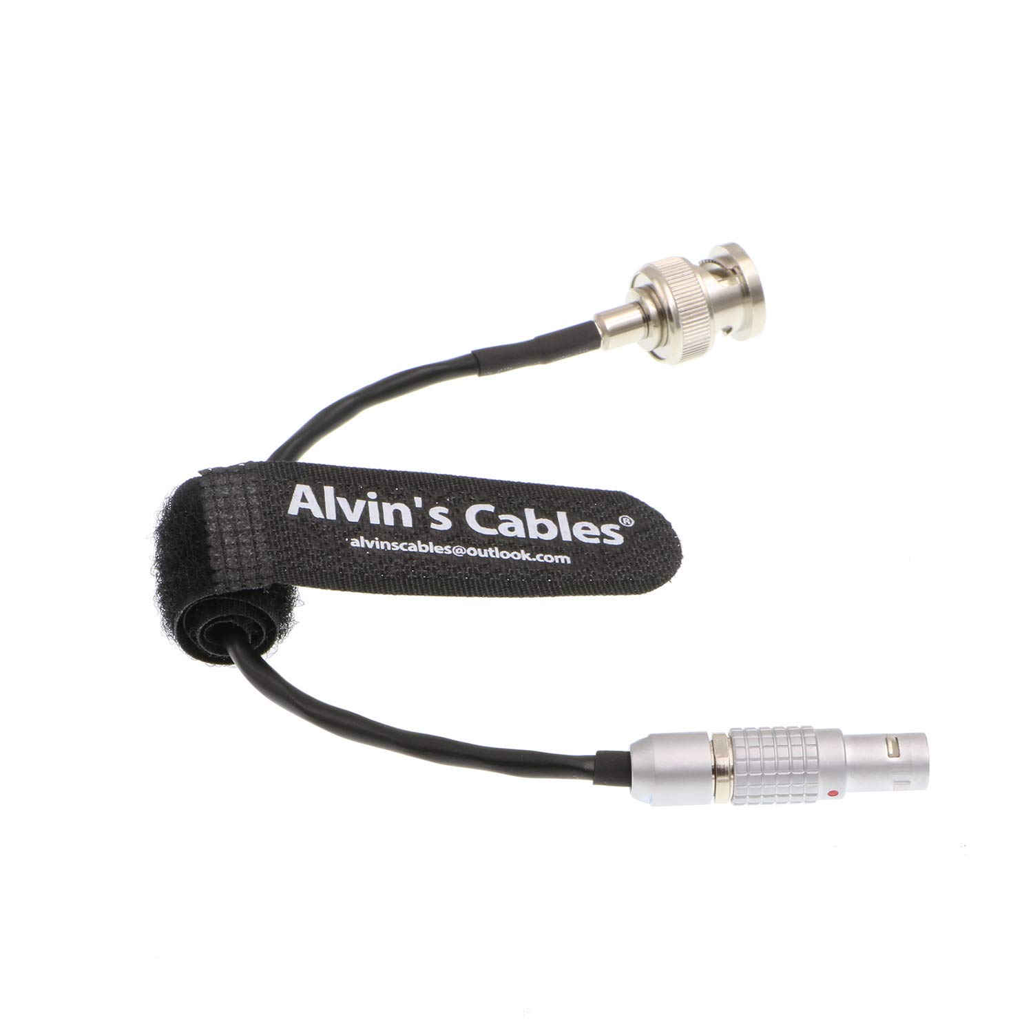 Alvins Cables Red Komodo Timecode Cable BNC Male to EXT 9 Pin Male for Sound Devices ZAXCOM - View 3 of 4
