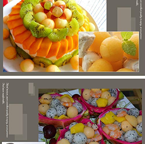 Linwnil Cookie Scoop Set 1 Tablespoon 2 Tablespoon 3 Tablespoon Stainless Steel Ice Cream Dough Cupcake Melon Baller 3 Piece Set - View 7 of 9