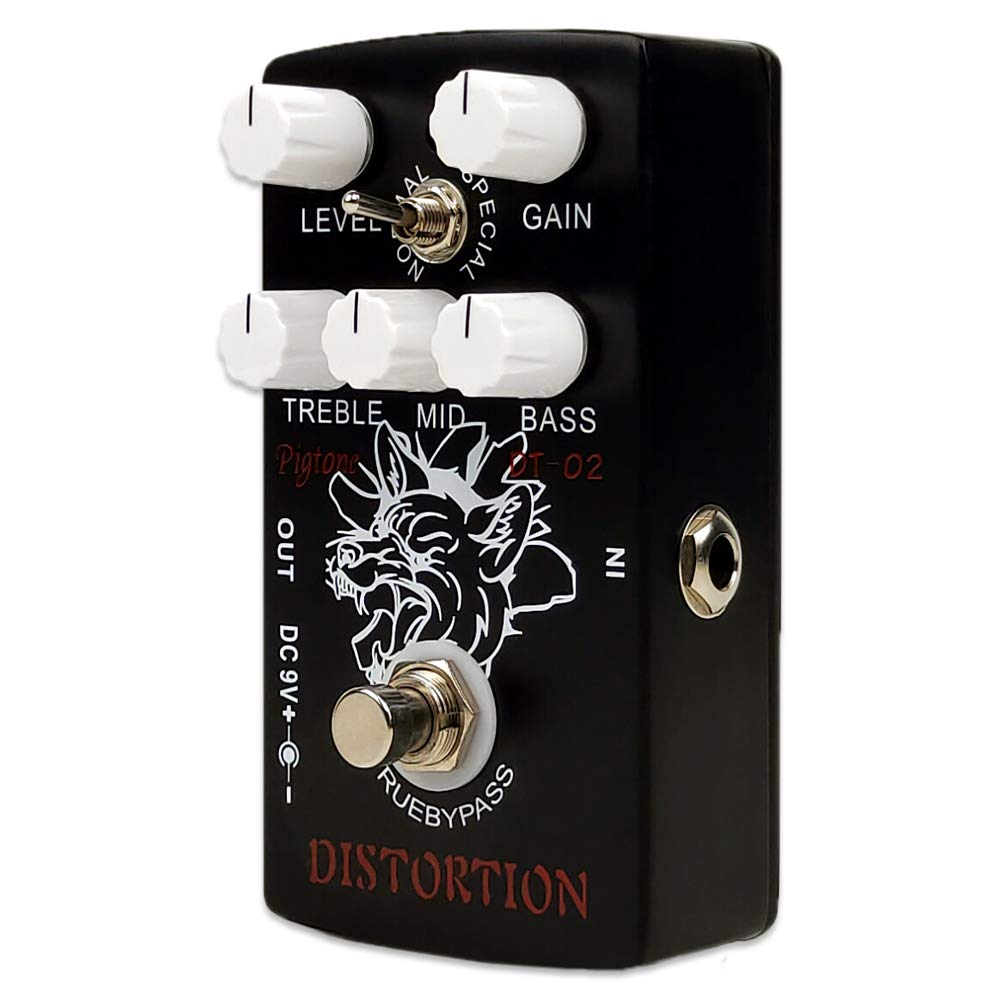 pigtone Pigtone PP-30 Guitar Effect Pedal Distortion Analog True Bypass for Electric Guitar 9V Power Supply - View 3 of 9
