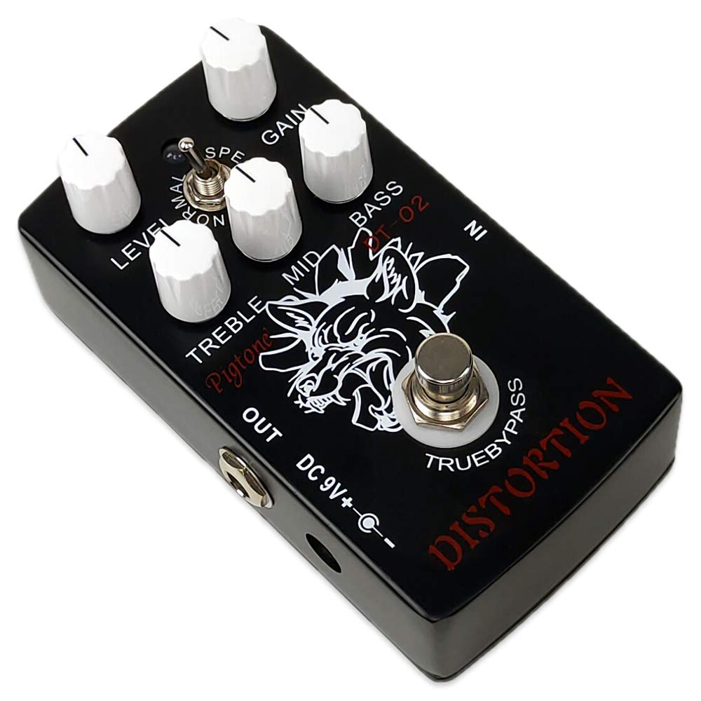 pigtone Pigtone PP-30 Guitar Effect Pedal Distortion Analog True Bypass for Electric Guitar 9V Power Supply