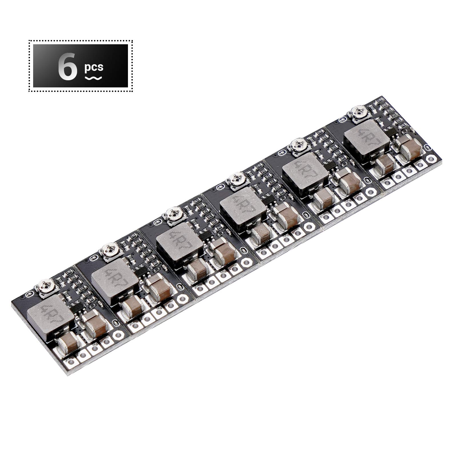 DROK DROK DC Buck Converter Mini Voltage Regulator 6pcs 4.5-20V to 5V Step Down Transformer Power Supply Stabilizer Module 3A 10W - View 7 of 8