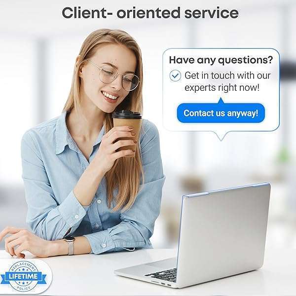 VINTEZ "VINTEZ 15.6" Blue Light Blocking Screen Protector - Anti-UV Eye Filter for Laptops & Monitors" - View 11 of 11