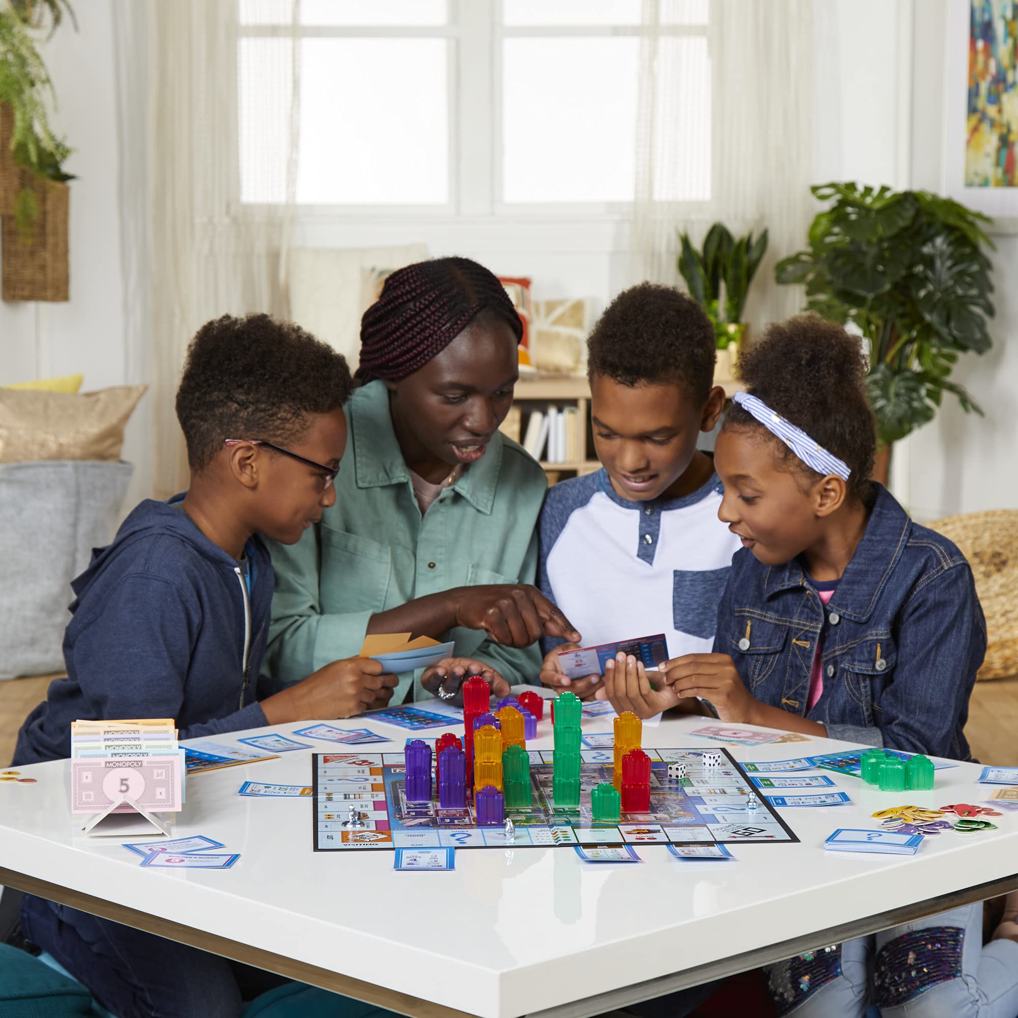 Hasbro Gaming Monopoly Builder Board Game: Fun Strategy for Kids & Adults, 2-4 Players, Ages 8+ - View 7 of 8