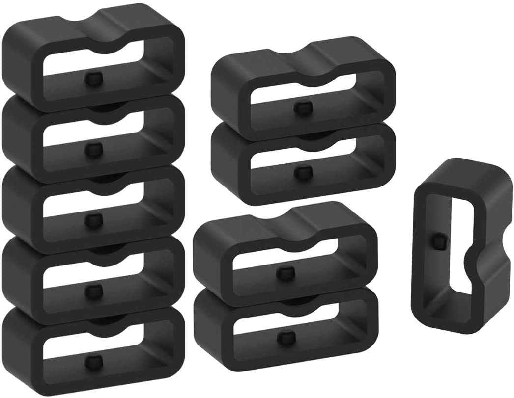 6 Pack Fastener Rings for Fitbit Luxe Inspire 3 Inspire 2 Inspire HR Ace 2 Ace 3 Silicone Replacement Watch Band Holder Loop Retainer - View 5 of 7