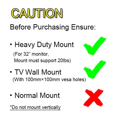 Gladiator Joe Monitor Arm VESA Bracket Adapter for HP 32F and HP 34F Monitors Made in North America - View 6 of 8