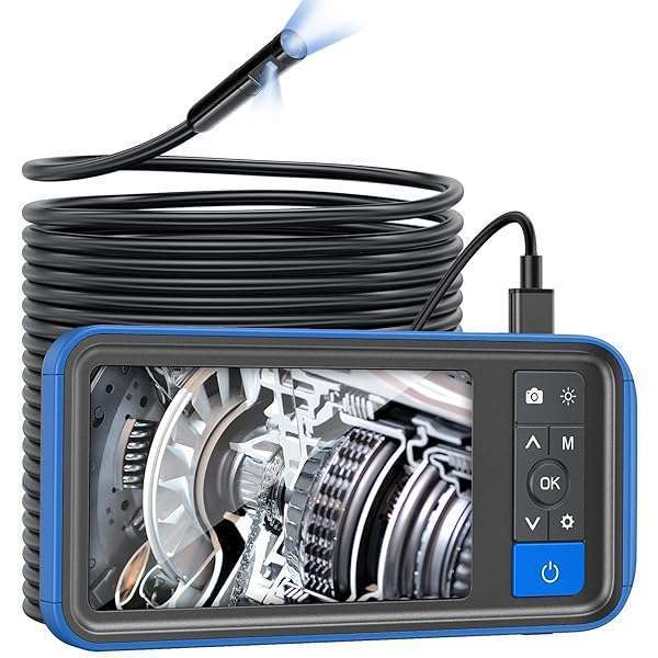 Teslong Teslong 50ft Sewer Camera - 1080P Drain Inspection with Light | Flexible Borescope for Plumbing & Ducts