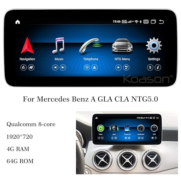 Koason "Upgrade Your Mercedes Benz A CLA GLA 2016-2018 with 10.25" Android HD Display Monitor & GPS Navigation" - View 6 of 8