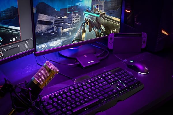 IOGEAR IOGEAR Upstream Mobile Capture Adapter: 4K Input, 1080p Output, USB-C/A Support & OBS Compatibility - View 3 of 9