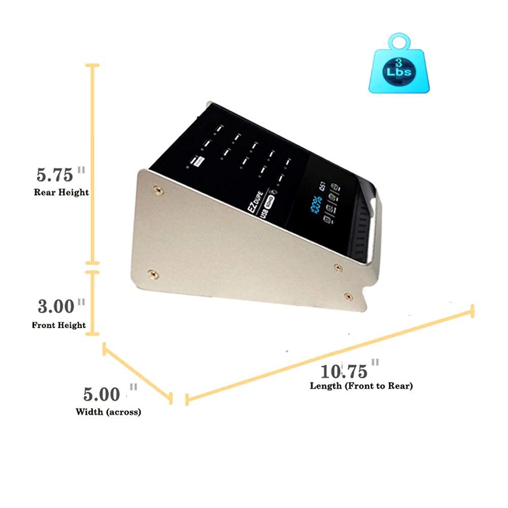 Acumen Disc Acumen Disc EZ Dupe 1 to 10 USB Duplicator Touch Screen Flash Drive Copier for Mass Storage Memory Cards SOHO Series DM-FU0-11V10TP - View 4 of 7