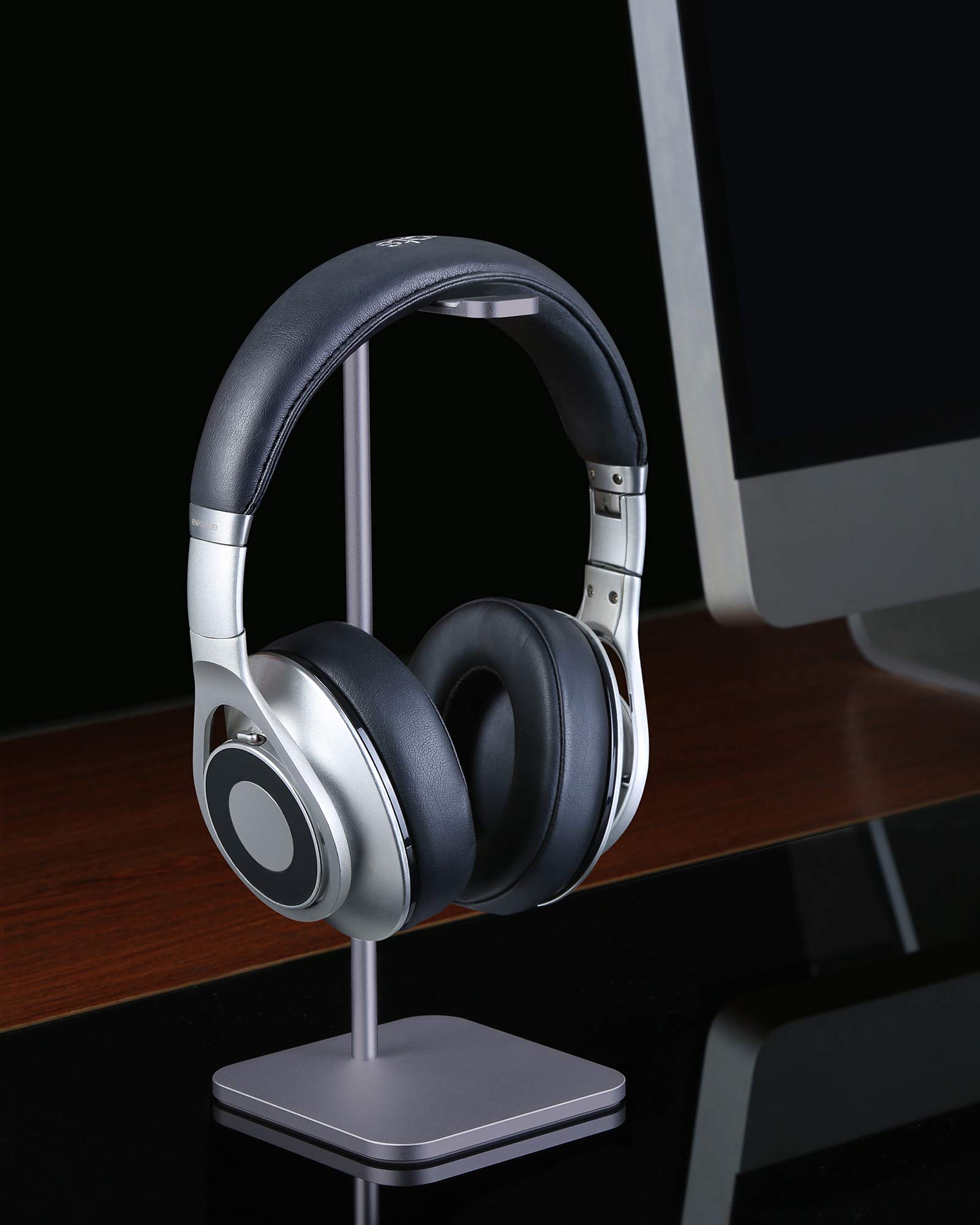 MHQJRH Aluminum Headphones Stand Holder for All Gaming and Wireless Headsets in Space Gray - View 8 of 8