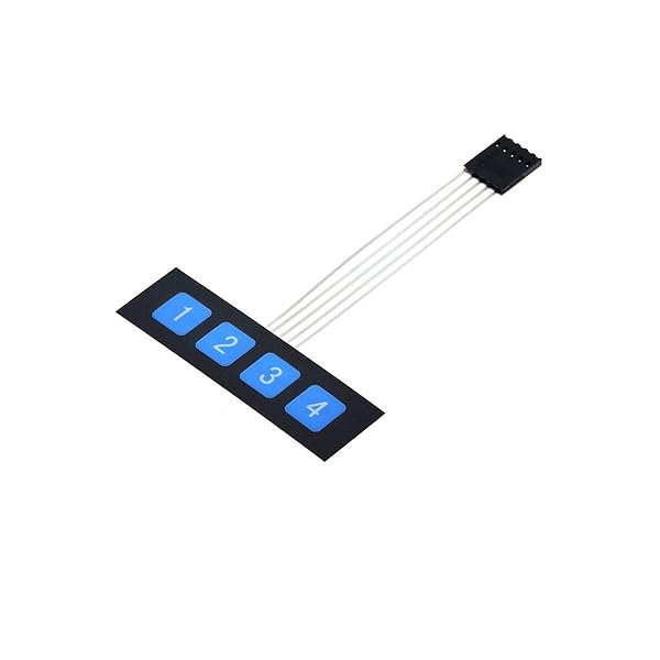 LYLGO LYLGO 4-Key Membrane Switch Keypad Keyboard with USB Connectivity for Easy Control and Fast Response - View 3 of 4