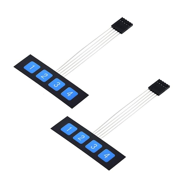 LYLGO LYLGO 4-Key Membrane Switch Keypad Keyboard with USB Connectivity for Easy Control and Fast Response - View 2 of 4