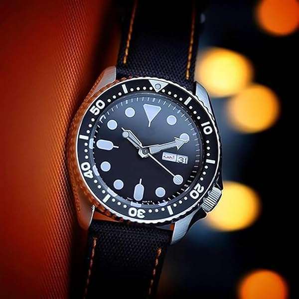 Ritche Ritche Sailcloth Quick Release Watch Band for Samsung Galaxy Watch 6 & Timex/Seiko/Fossil - 20mm Classic Strap for Men & Women - View 4 of 8