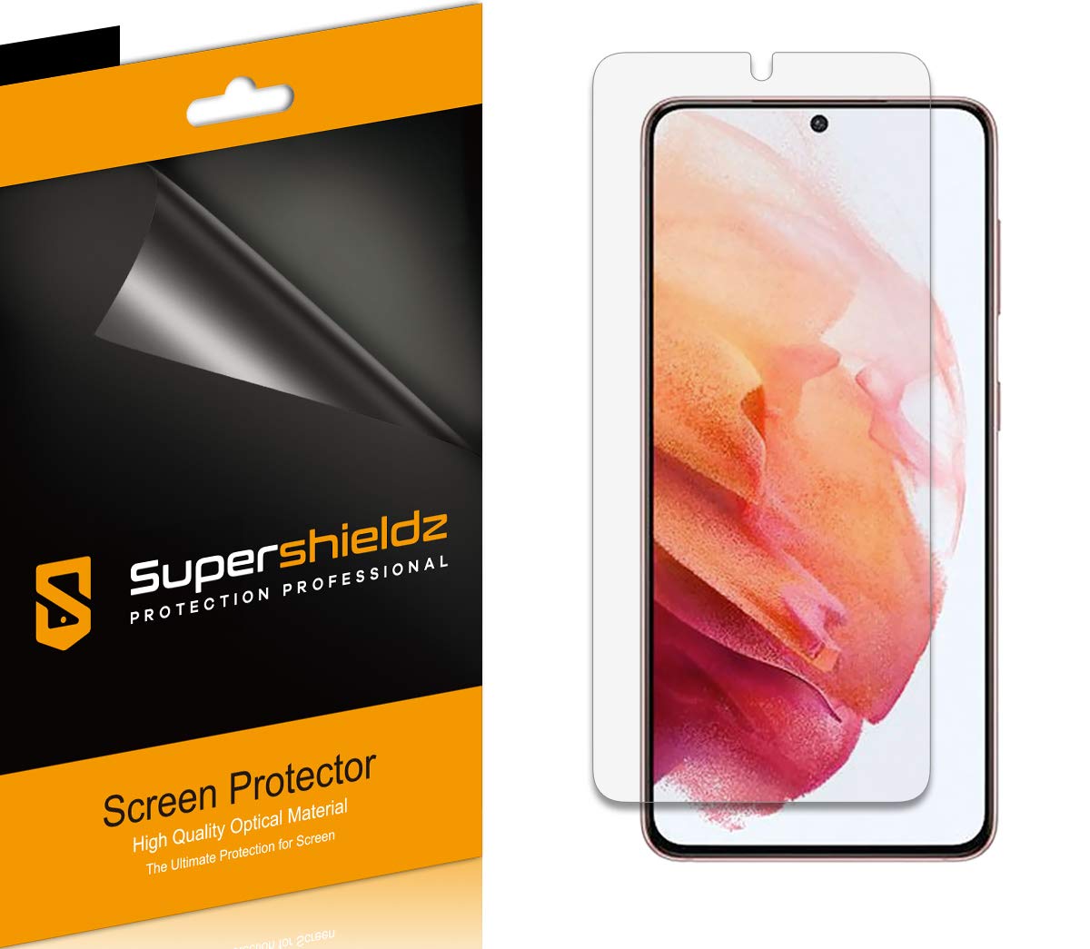 Supershieldz 6 Pack Screen Protector for Samsung Galaxy S21 5G High Definition Clear Shield PET