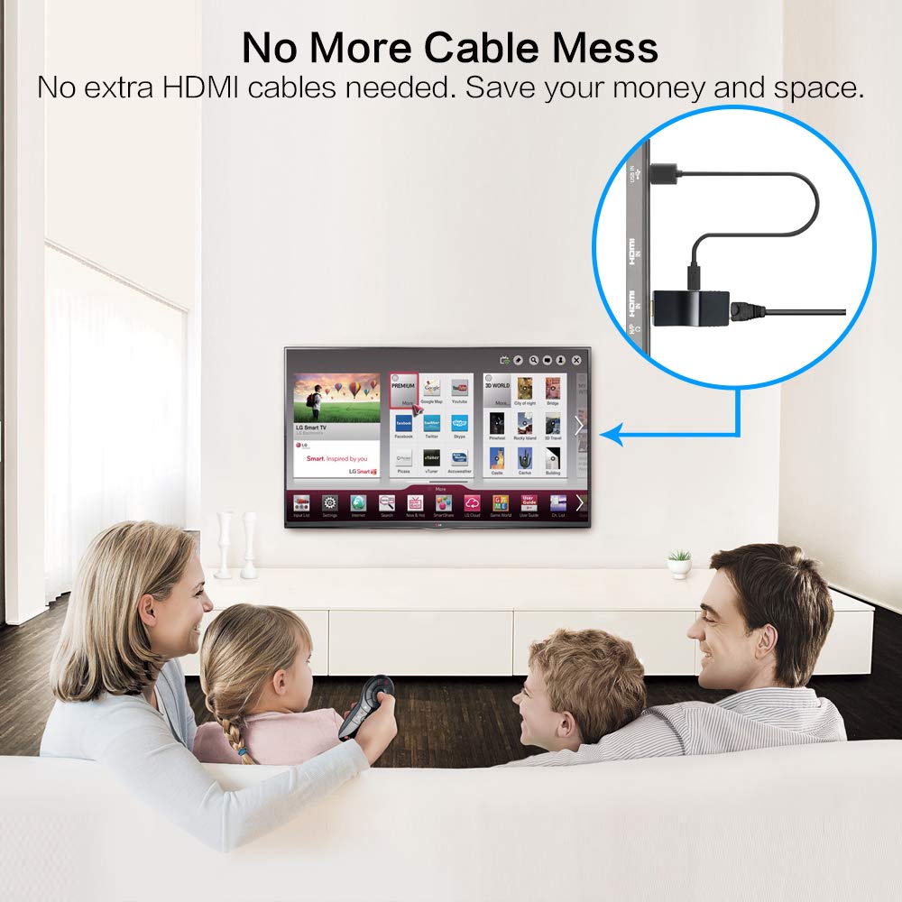 DDMALL Mini 4K HDMI Extender Over Single CAT5e/CAT6/7 Cable with IR Remote 230ft at 4K 60Hz 295ft at 1080P POC HDR HDMI 2.0 HDCP 2.2 1.4 EDID - View 7 of 9