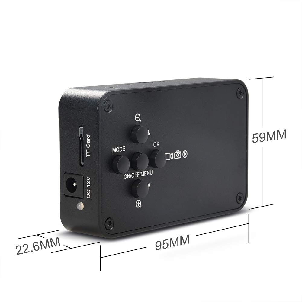 MOKOSE 4K HDMI Industry Camera C/CS-Mount Teaching Webcam with Telephoto Zoom Lens for High Quality Video Conferencing - View 3 of 9