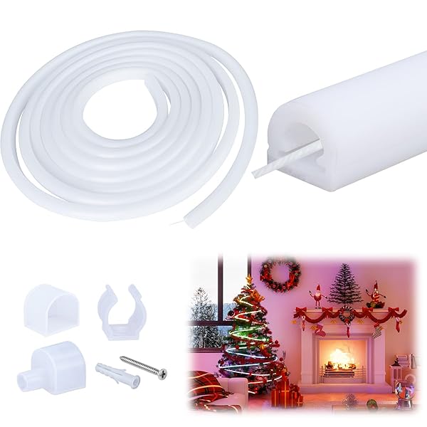 Muzata Buy Muzata 16.5FT Silicone LED Channel - IP67 Waterproof & Dustproof Diffuser for 11MM Neon LED Strips