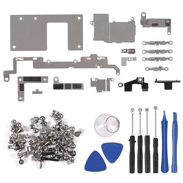 Atnsinc iPhone 11 Inner Parts Replacement Kits: Bracket, Screw Set & Repair Tools Included