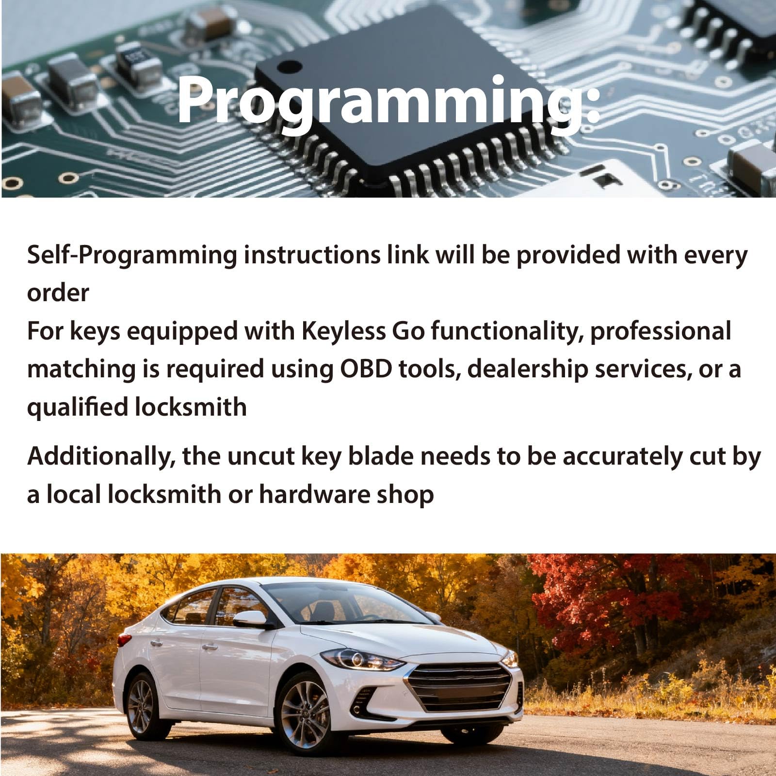 TG Auto Keyless Key Fob Remote Control Replacement for 2011 to 2016 Hyundai Elantra OSLOKA360T 315MHz 4 Buttons - View 6 of 6