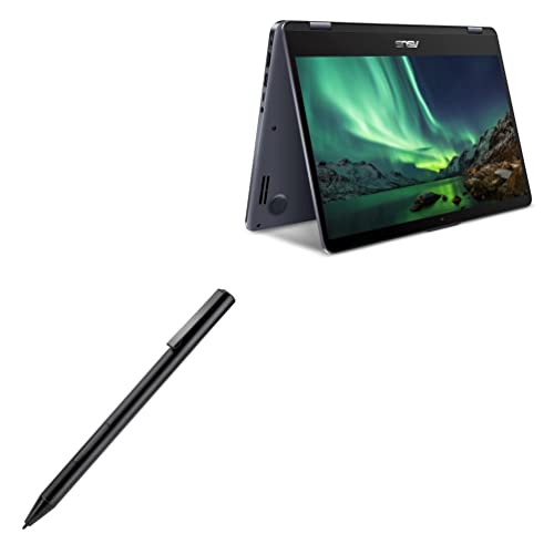 BoxWave BoxWave Stylus Pen for ASUS VivoBook Flip 14 TP410UA ActiveStudio Ultra Fine Tip Electronic Stylus Jet Black