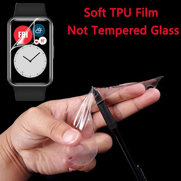 Youniker Youniker 6 Pack Screen Protector Film for Huawei Watch Fit Honor Watch ES Smartwatch Crystal Clear HD Anti-Scratch Anti-Fingerprint Cover - View 5 of 9