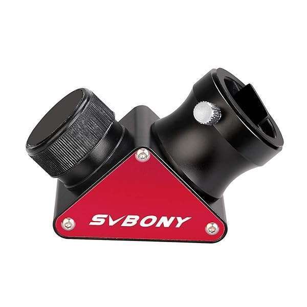 SVBONY SVBONY SV188P Dielectric Mirror Star Diagonal, 90 Degree Mirror Diagonal, 99% Reflectivity Dielectric Coatings with Brass Compression Rings (1.25 inch) - View 3 of 11