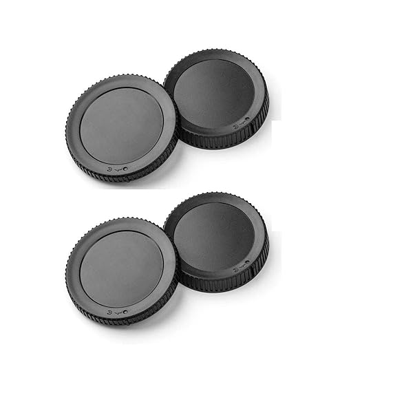 WH1916 Z50 Rear Lens Cap and Body Cap Set for Nikon Z50 Z5 Z6 Z7 Compatible with Z Mount Replace LF-N1 and BF-N1 Caps
