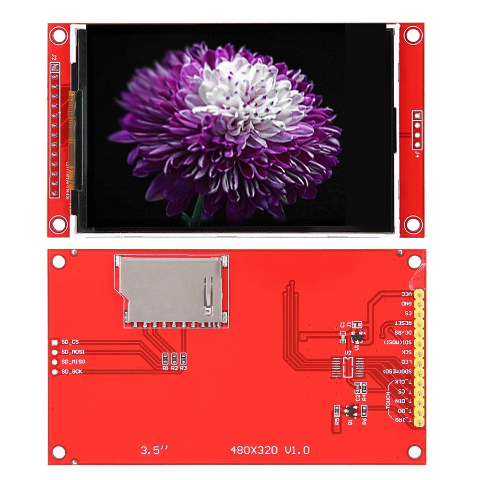 Oumefar 3.5inch LCD Screen Module SPI 480x320 ILI9488 HD Display Electronic Accessories with Driver Chip - View 5 of 8