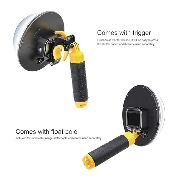 SOONSUN SOONSUN Dome Port for GoPro Hero 13-9: 147ft Underwater Lens & Waterproof Case for Stunning Underwater Photography - View 4 of 9