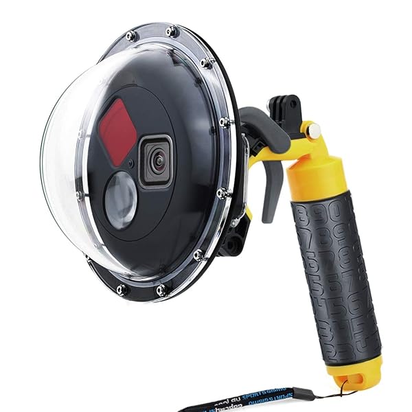 SOONSUN SOONSUN Dome Port for GoPro Hero 9-13: Underwater Lens with Red Filter & Macro Filter for Stunning Shots