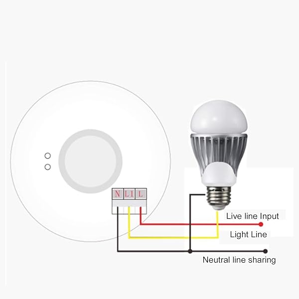 Hyuduo Microwave Sensor Switches Motion Detector Light Switch AC85-250V 5.8GHz for Automatic Lighting in Hotel Lobby - View 7 of 10