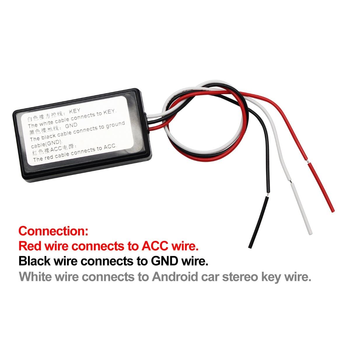 JOYING Android Car Stereo Controller Universal Steering Wheel Remote with 8 Modes for Hands-Free Calling and Audio Volume Control - View 6 of 9