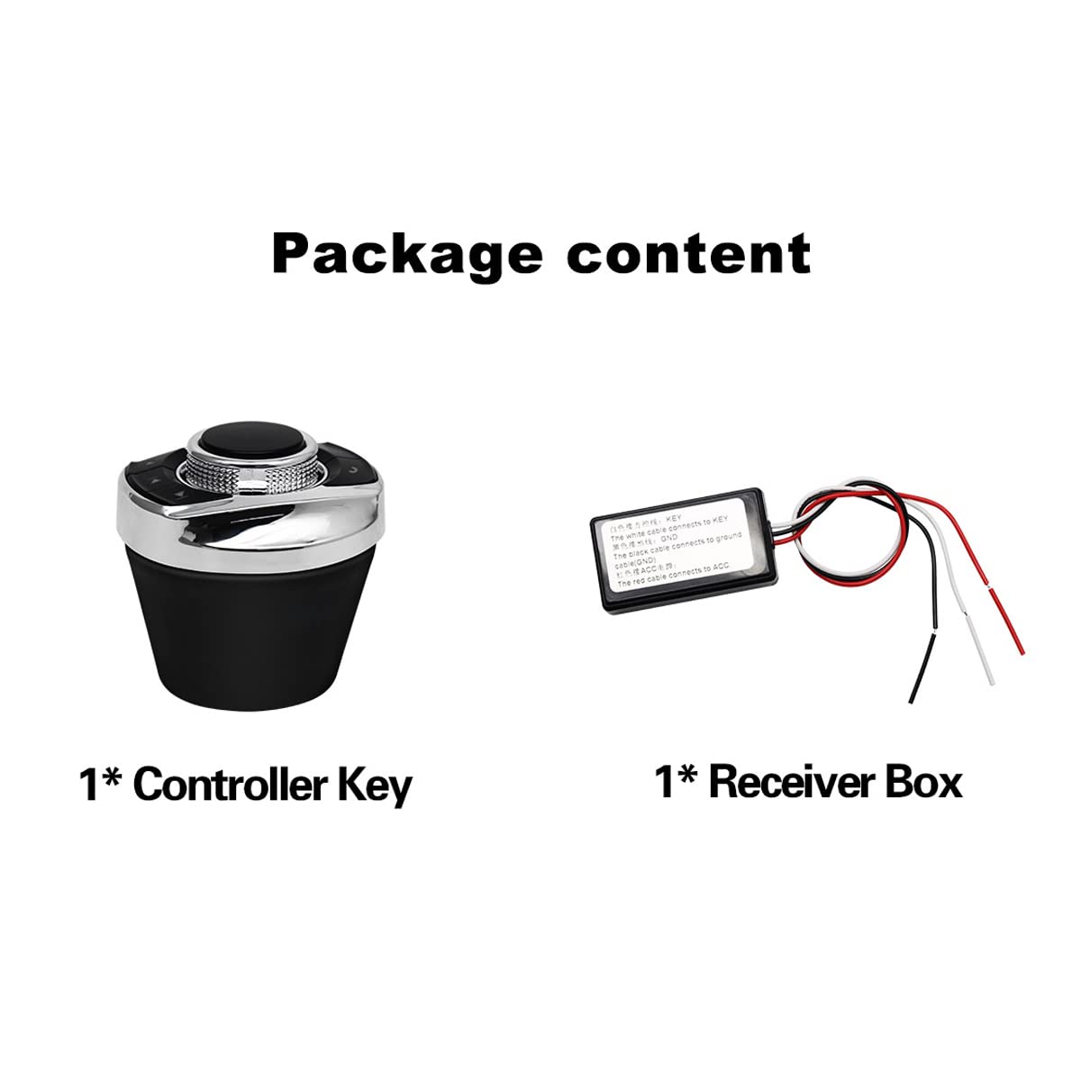 JOYING Android Car Stereo Controller Universal Steering Wheel Remote with 8 Modes for Hands-Free Calling and Audio Volume Control - View 7 of 9