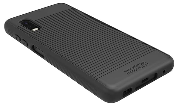 Wireless PROTECH Wireless PROTECH Slim Rugged Case for Samsung Galaxy XCover Pro SM-G715 with Drop Protection in Black - View 7 of 9