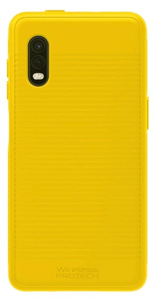 Wireless PROTECH Wireless ProTech Flex Skin Case for Samsung Galaxy XCover Pro SM-G715 Slim Rugged Drop Protection Yellow - View 3 of 9