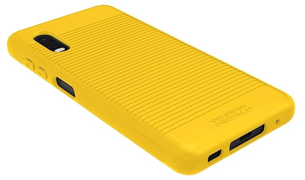 Wireless PROTECH Wireless ProTech Flex Skin Case for Samsung Galaxy XCover Pro SM-G715 Slim Rugged Drop Protection Yellow - View 7 of 9