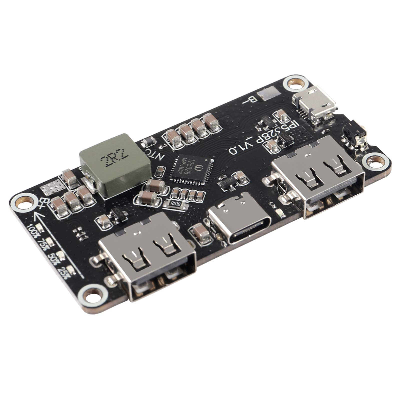 Dorhea IP5328P Dual USB Boost Charging Module 18650 Fast Charger Type-C 3.7V to 12V Quick Charge Circuit Board QC2.0 QC3.0 Mobile Power - View 6 of 7