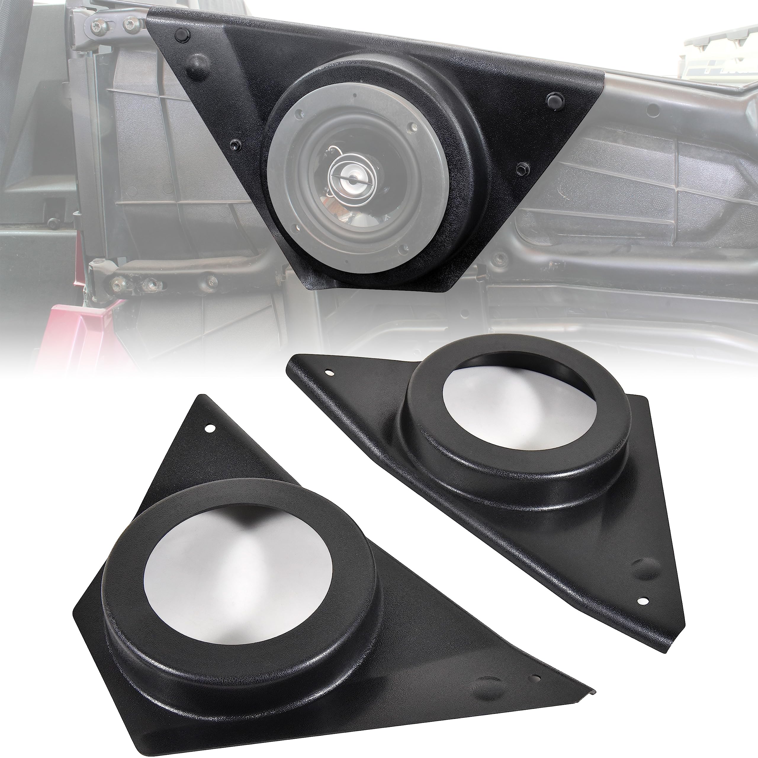SAUTVS SAUTVS UTV Door Speaker Pods for RZR XP 1000 S 900 ACE 570 900 Waterproof Dustproof Accessories 2014-2023 2PCS