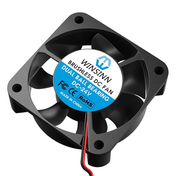 WINSINN WINSINN 40mm 24V Fan Upgrade for Ender 3 Pro CR-10S Dual Ball Bearing Pack of 2 with 1000mm Cable - View 6 of 6