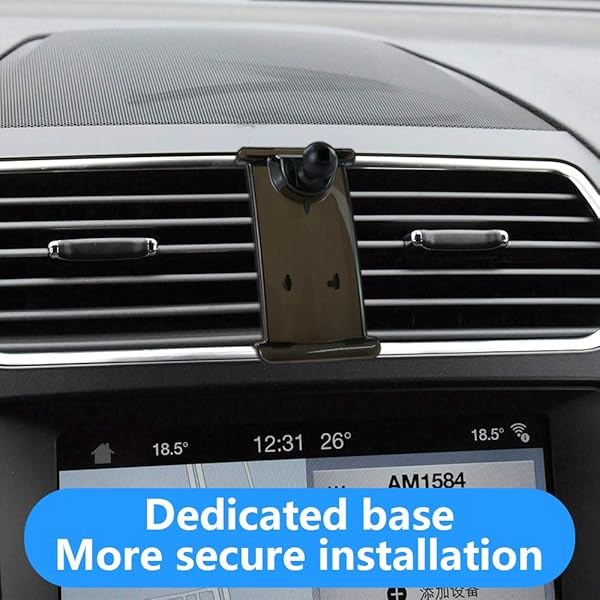 LUNQIN LUNQIN Car Phone Holder for 2016-2019 Ford Explorer Big Phones Case Friendly Auto Accessories Navigation Bracket Mobile Cellphone Mount - View 5 of 7