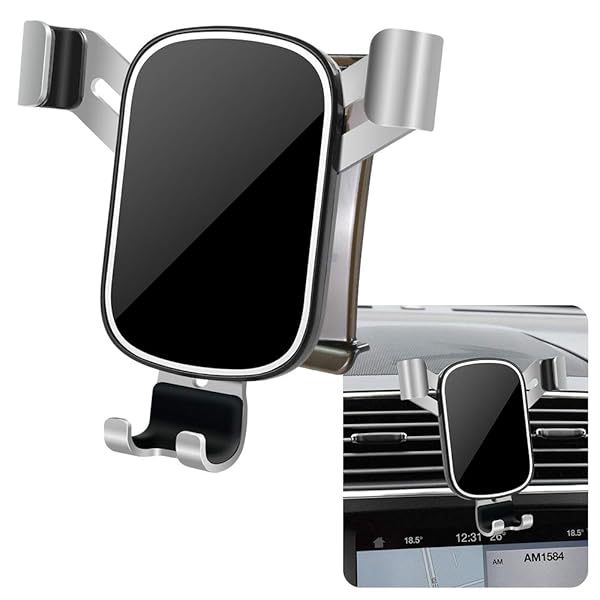 LUNQIN LUNQIN Car Phone Holder for 2016-2019 Ford Explorer Big Phones Case Friendly Auto Accessories Navigation Bracket Mobile Cellphone Mount - View 2 of 7