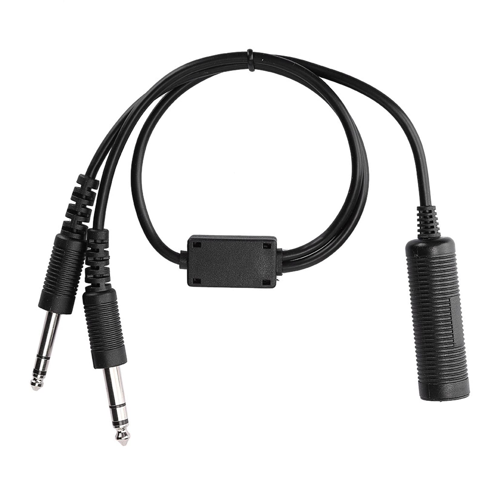 Helicopter Headset Adapter Cable for General Aviation Headphones Splitter for Enhanced Audio Experience - View 2 of 9