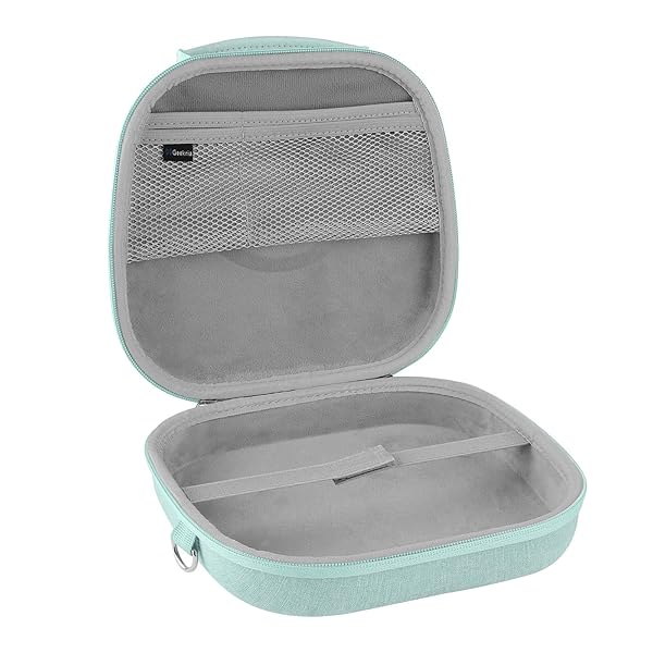 GEEKRIA Geekria Shield Headphones Case for AirPods Max Hard Shell Travel Bag with Cable Storage Green - View 4 of 8