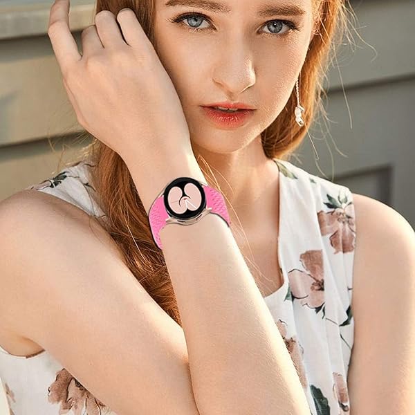 Minggo Minggo Solo Loop Braided Band for Samsung Galaxy Watch 6 5 4 40mm 44mm Elastic Woven Strap for Galaxy Watch Active 2 3 41mm Watch 5 Pro 45mm - View 8 of 9